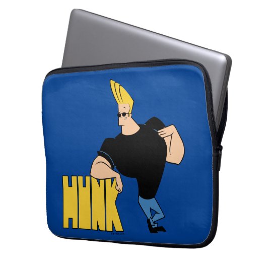 Johnny Bravo - Hunk Laptopschutzhülle (Vorderseite Links)