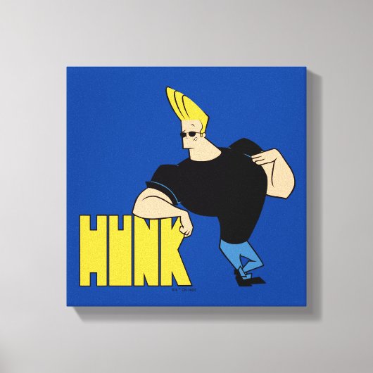 Johnny Bravo - Hunk Leinwanddruck (Vorderseite)
