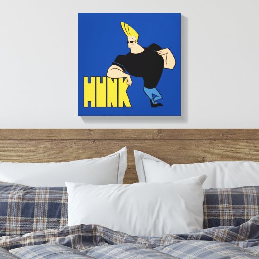 Johnny Bravo - Hunk Leinwanddruck (Insitu (Schlafzimmer))
