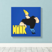 Johnny Bravo - Hunk Leinwanddruck (Insitu (Holzboden))
