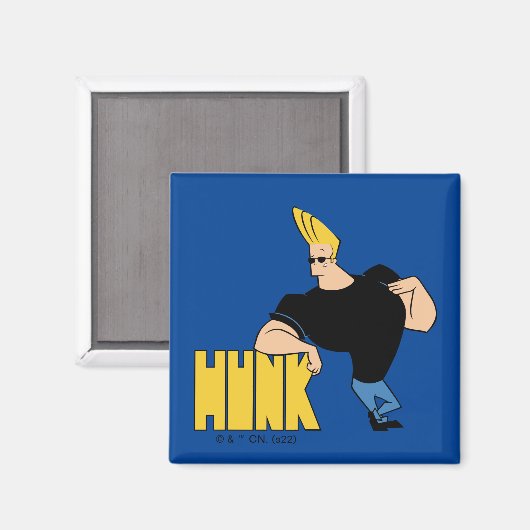Johnny Bravo - Hunk Magnet (Vorderseite/Rückseite)