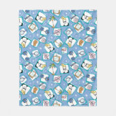 Johnny Bravo Icon Pattern Fleecedecke (Vorderseite)