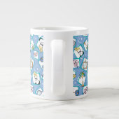 Johnny Bravo Icon Pattern Jumbo-Tasse (Rückseite)