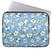 Johnny Bravo Icon Pattern Laptopschutzhülle (Vorderseite)