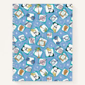 Johnny Bravo Icon Pattern Notizblock (Vorderseite)