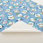 Johnny Bravo Icon Pattern Sherpadecke (3/4)