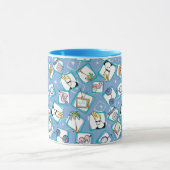 Johnny Bravo Icon Pattern Tasse (Zentrum)