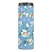 Johnny Bravo Icon Pattern Thermosbecher (Rückseite)