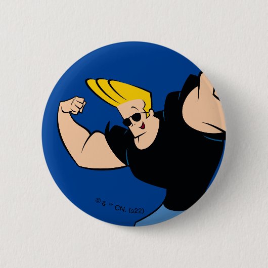 Johnny Bravo Iconic Pose Button (Vorderseite)