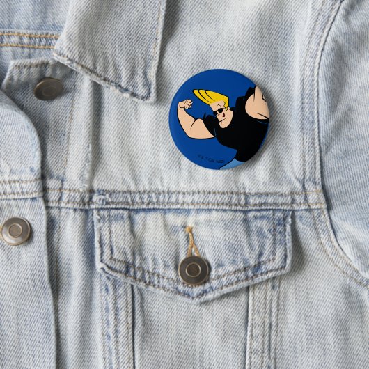 Johnny Bravo Iconic Pose Button (Beispiel)