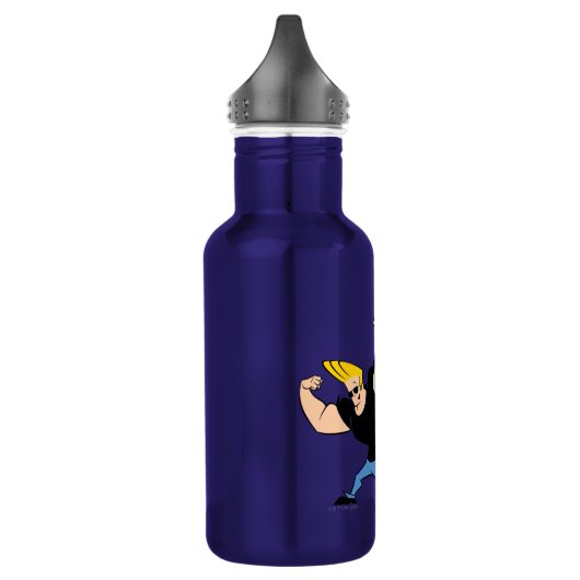 Johnny Bravo Iconic Pose Edelstahlflasche (Links)