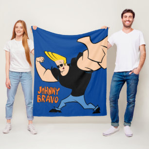 Johnny Bravo Iconic Pose Fleecedecke