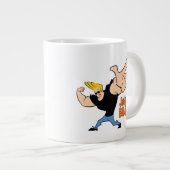 Johnny Bravo Iconic Pose Jumbo-Tasse (Vorderseite Rechts)