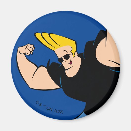 Johnny Bravo Iconic Pose Magnet (Vorne)