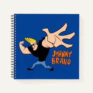 Johnny Bravo Iconic Pose Notizblock