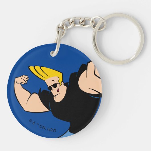 Johnny Bravo Iconic Pose Schlüsselanhänger (Rückseite)
