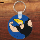Johnny Bravo Iconic Pose Schlüsselanhänger (Vorderseite)