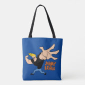 Johnny Bravo Iconic Pose Tasche (Rückseite)