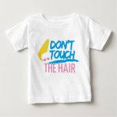 Johnny Bravo - Keine Touch der Haargrafik Baby T-shirt (Vorderseite)