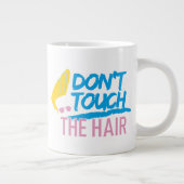 Johnny Bravo - Keine Touch der Haargrafik Jumbo-Tasse (Rechts)