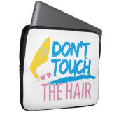 Johnny Bravo - Keine Touch der Haargrafik Laptopschutzhülle (Vorne Rechts)