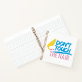 Johnny Bravo - Keine Touch der Haargrafik Notizblock (Innenseite)