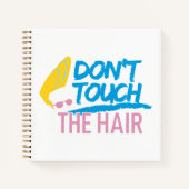 Johnny Bravo - Keine Touch der Haargrafik Notizblock (Vorderseite)