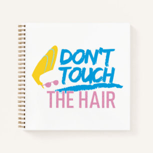 Johnny Bravo - Keine Touch der Haargrafik Notizblock