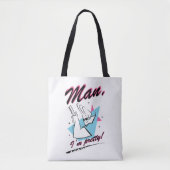 Johnny Bravo - Man I'm Pretty Retro Graphic Tasche (Vorderseite)