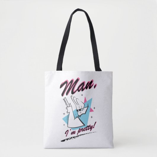 Johnny Bravo - Man I'm Pretty Retro Graphic Tasche (Vorderseite)