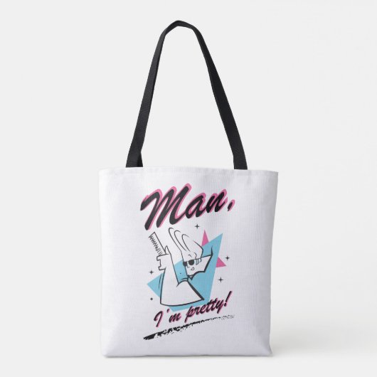 Johnny Bravo - Man I'm Pretty Retro Graphic Tasche (Rückseite)