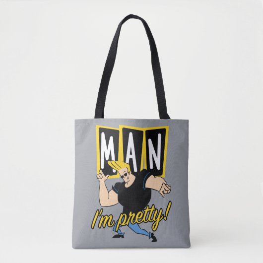 Johnny Bravo - Man I'm Pretty Tasche (Vorderseite)