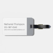 Johnny Bravo - Mann, ich bin Hübsch Gepäckanhänger (Rückseite horizontal)