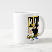 Johnny Bravo - Mann, ich bin Hübsch Jumbo-Tasse (Vorderseite Rechts)