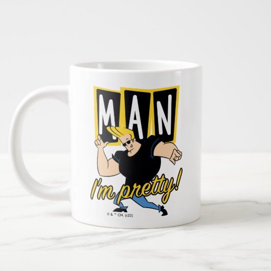Johnny Bravo - Mann, ich bin Hübsch Jumbo-Tasse (Links)