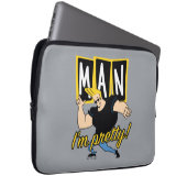Johnny Bravo - Mann, ich bin Hübsch Laptopschutzhülle (Vorne Rechts)