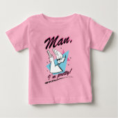 Johnny Bravo - Mann Ich bin Hübsch Retro Graphic Baby T-shirt (Vorderseite)