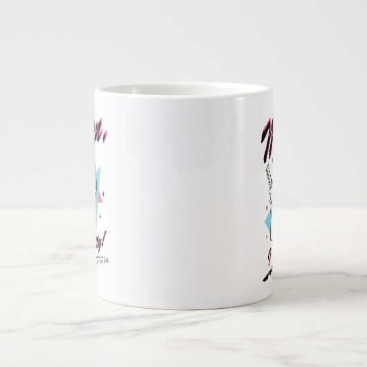 Johnny Bravo - Mann Ich bin Hübsch Retro Graphic Jumbo-Tasse (Vorderseite)