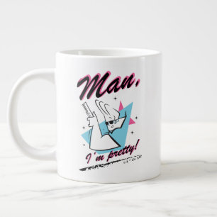 Johnny Bravo - Mann Ich bin Hübsch Retro Graphic Jumbo-Tasse