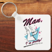 Johnny Bravo - Mann Ich bin Hübsch Retro Graphic Schlüsselanhänger (Vorderseite)