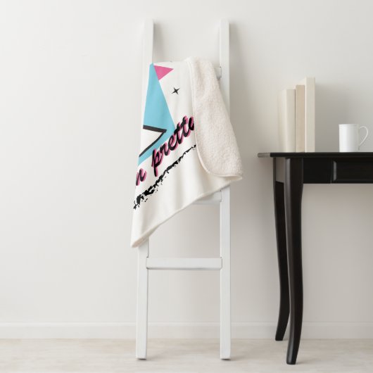 Johnny Bravo - Mann Ich bin Hübsch Retro Graphic Sherpadecke (Beispiel)