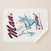 Johnny Bravo - Mann Ich bin Hübsch Retro Graphic Sherpadecke (Vorderseite (Horizontal))