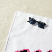 Johnny Bravo - Mann Ich bin Hübsch Retro Graphic Strandtuch (Beispiel)