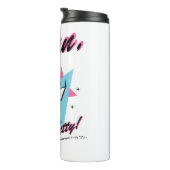 Johnny Bravo - Mann Ich bin Hübsch Retro Graphic Thermosbecher (Nach rechts gedreht)