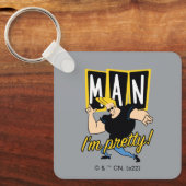 Johnny Bravo - Mann, ich bin Hübsch Schlüsselanhänger (Vorderseite)