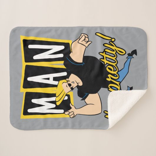 Johnny Bravo - Mann, ich bin Hübsch Sherpadecke (Vorderseite (Horizontal))