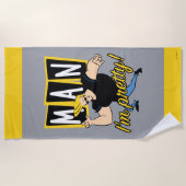 Johnny Bravo - Mann, ich bin Hübsch Strandtuch (Vorderseite)