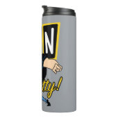 Johnny Bravo - Mann, ich bin Hübsch Thermosbecher (Nach rechts gedreht)