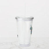 Johnny Bravo Palm Tree Name Acryltrinkbecher (Rechts)