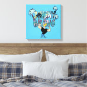 Johnny Bravo Palm Tree Name Leinwanddruck (Insitu (Schlafzimmer))
